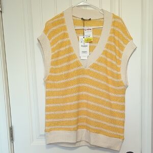 Yellow NWT Zara Sweater Vest